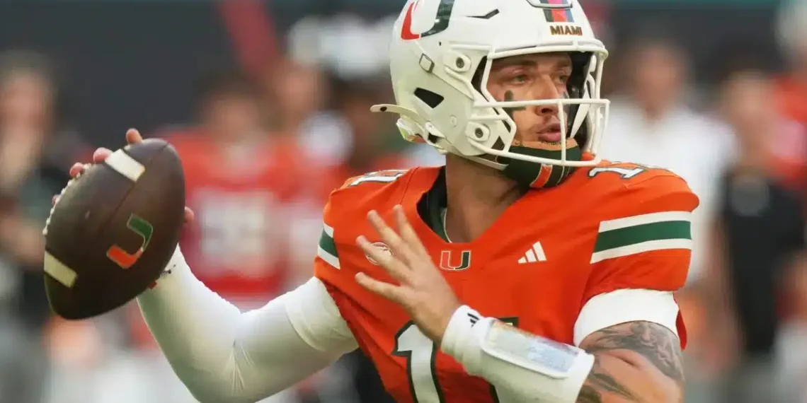 Carson Beck 2026 NFL Draft profile scouting report stats highlights