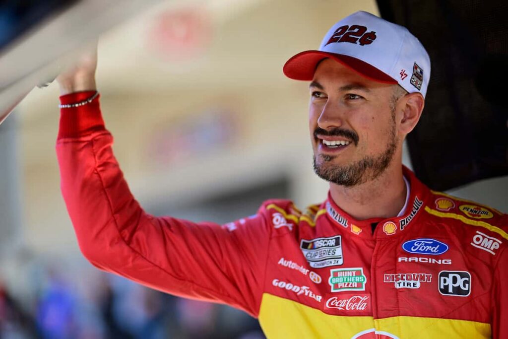 Joey Logano NASCAR Cup Series stock watch Goodyear 400 Darlington Raceway Carson Hocevar Spire Motorsports