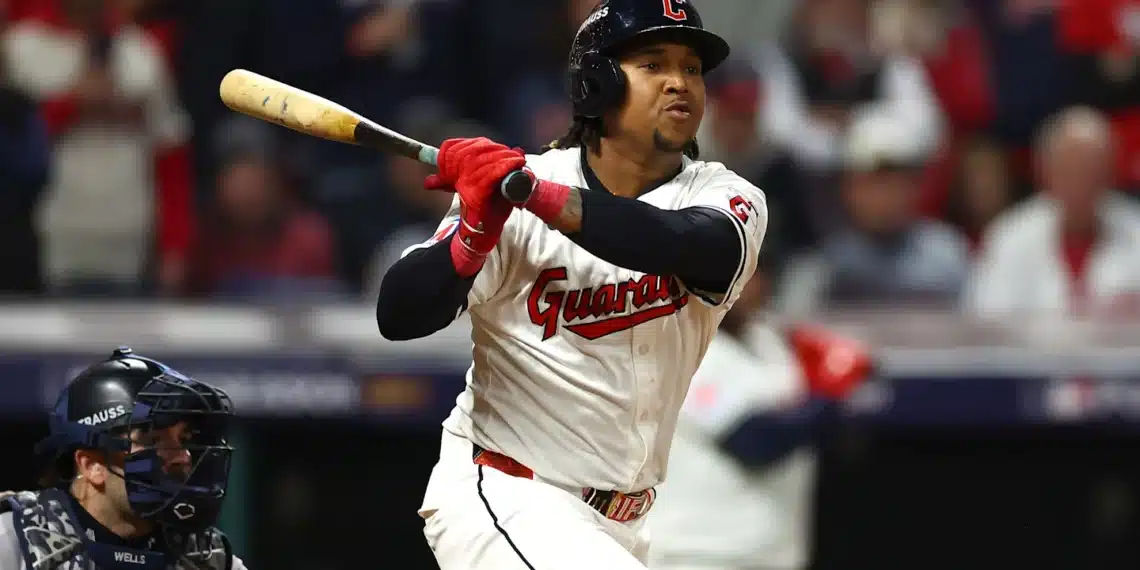 Jose Ramirez Cleveland Guardians Pythagorean expectation MLB betting picks season win totals
