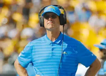 Jim Harbaugh Los Angeles Chargers draft picks team needs 2026 NFL Draft first-round mocks