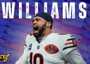Caleb Williams fantasy football draft value